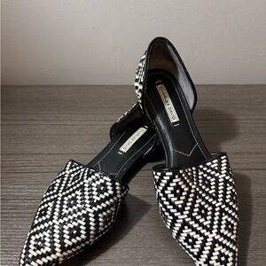 Charles David Monochrome Patterned Flats‎